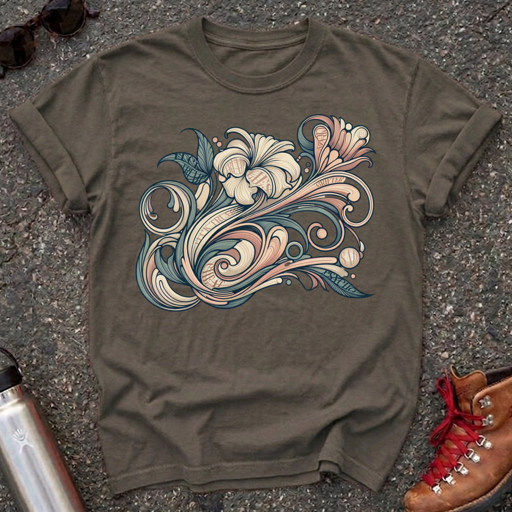 Hidden Message Botanical Protest Shirt