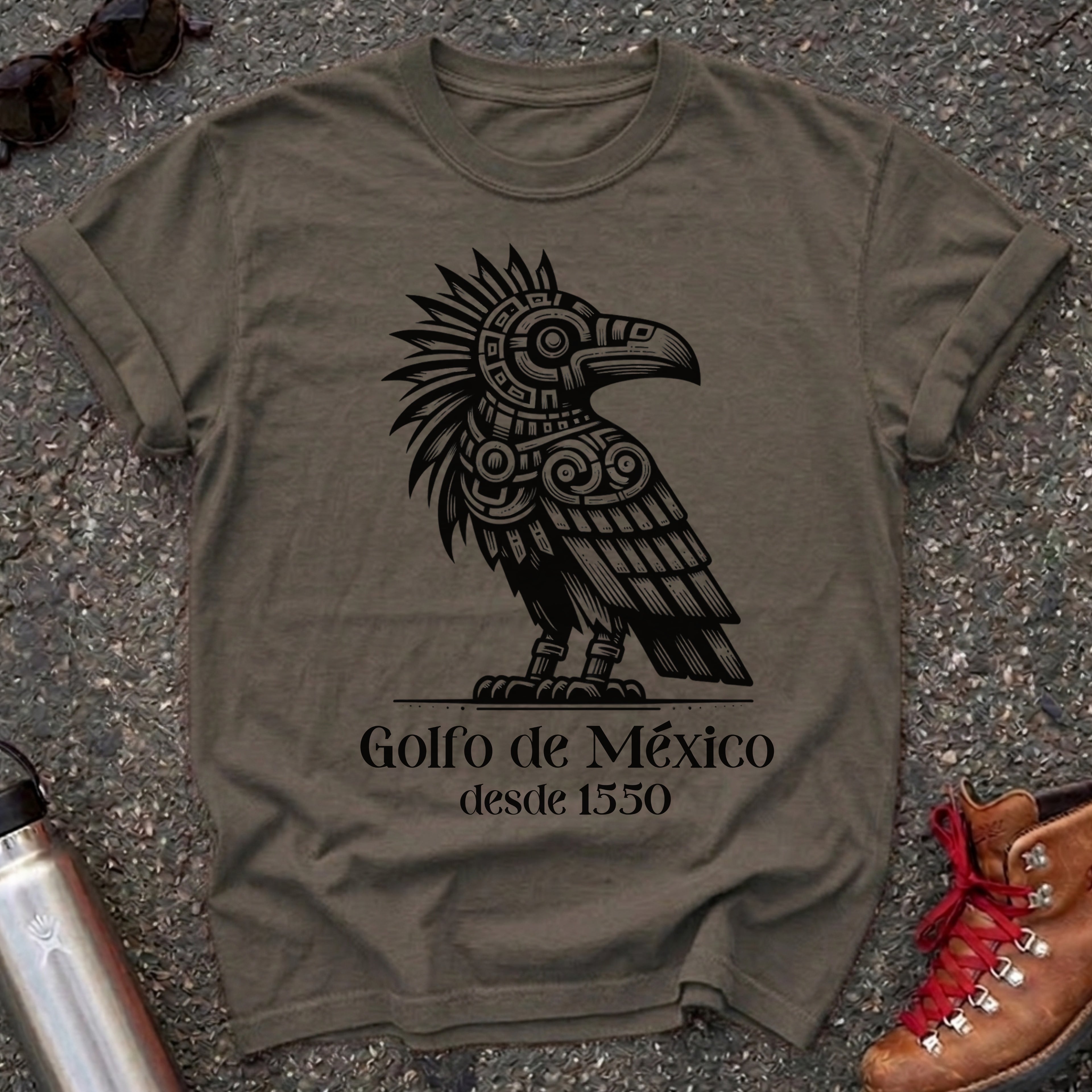 Gulf of Mexico Mayan Crow Shirt
