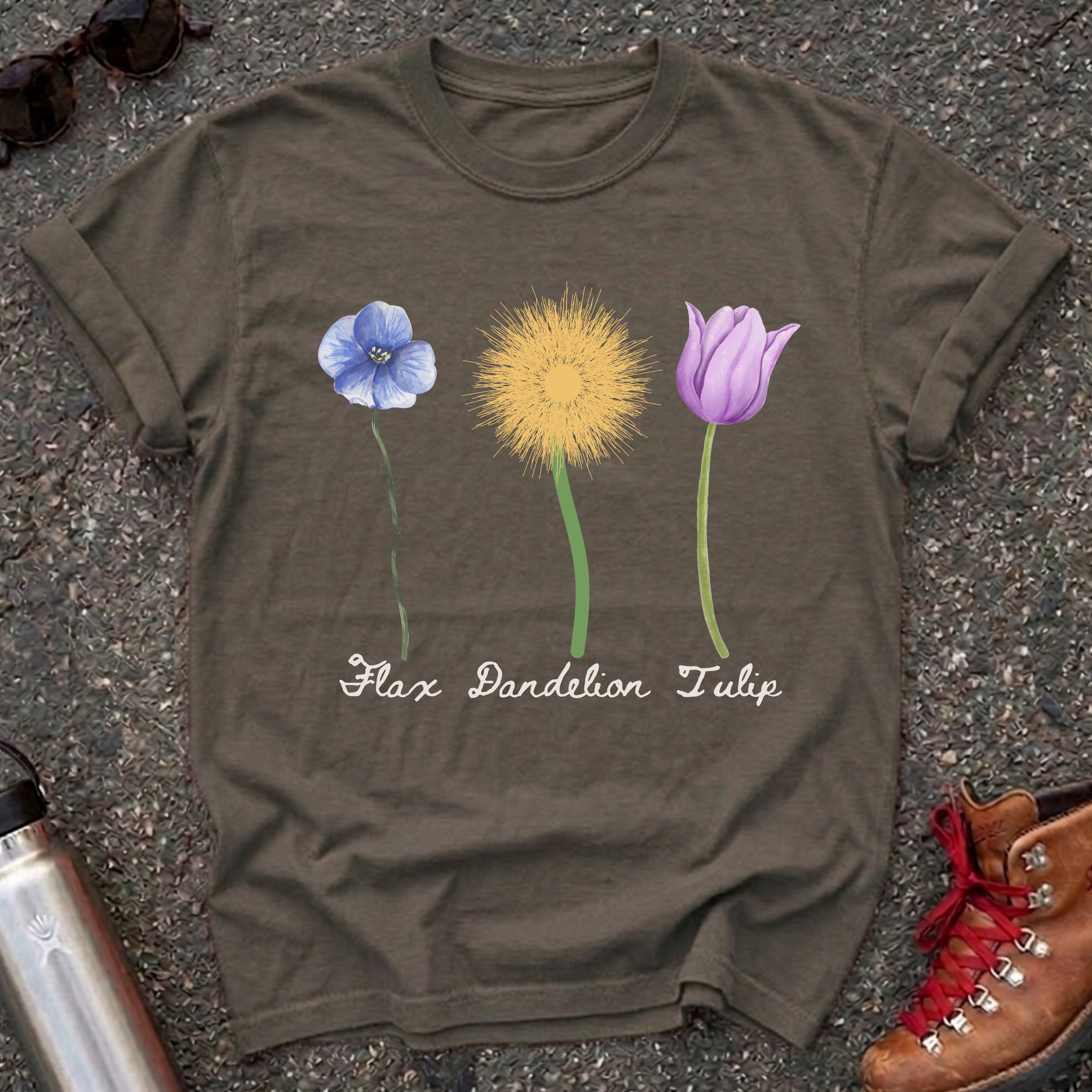 Flax Dandelion Tulip Anti-Trump Shirt