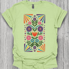 Subtle Folk Art Anti Trump Flower Shirt