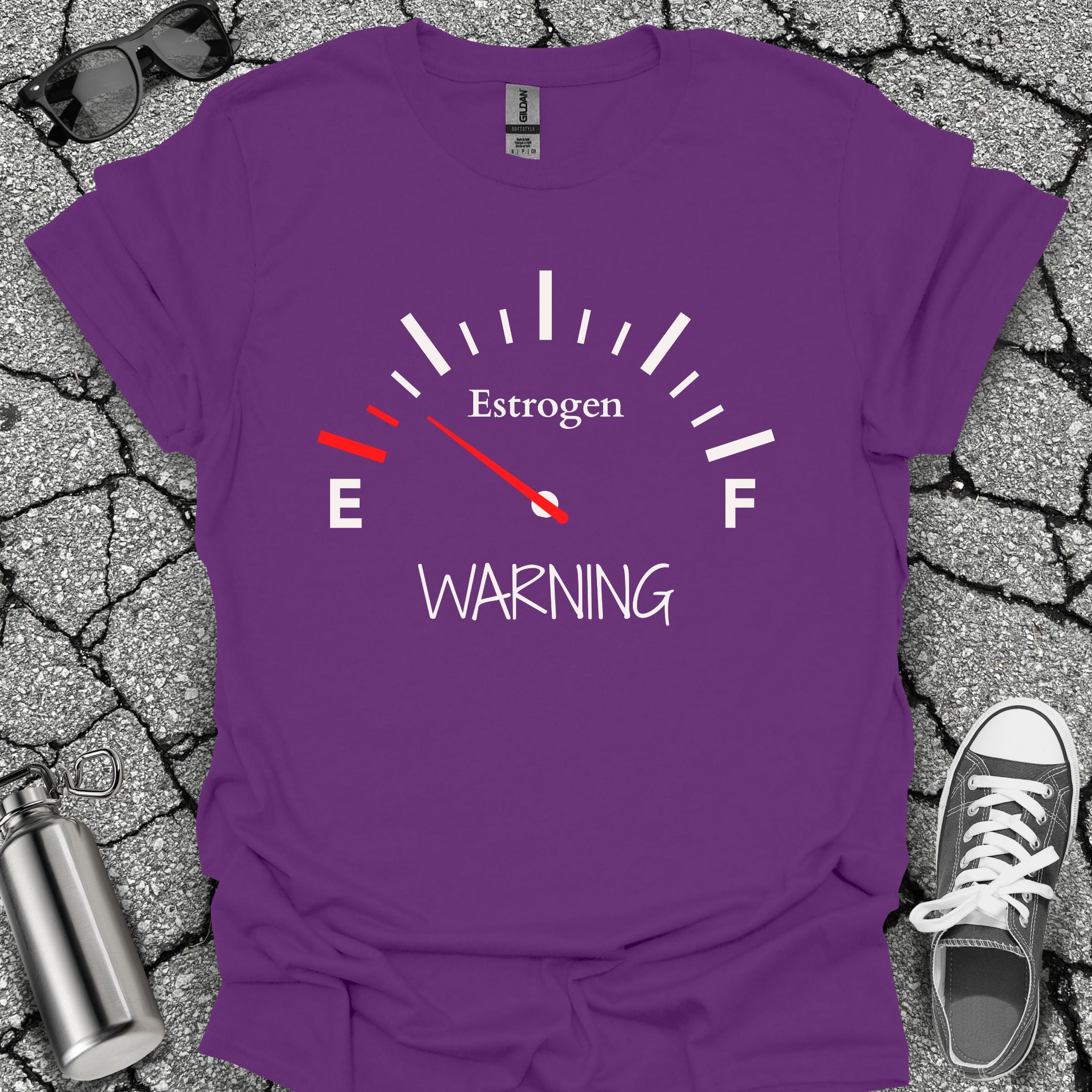 Low on Estrogen Warning Shirt