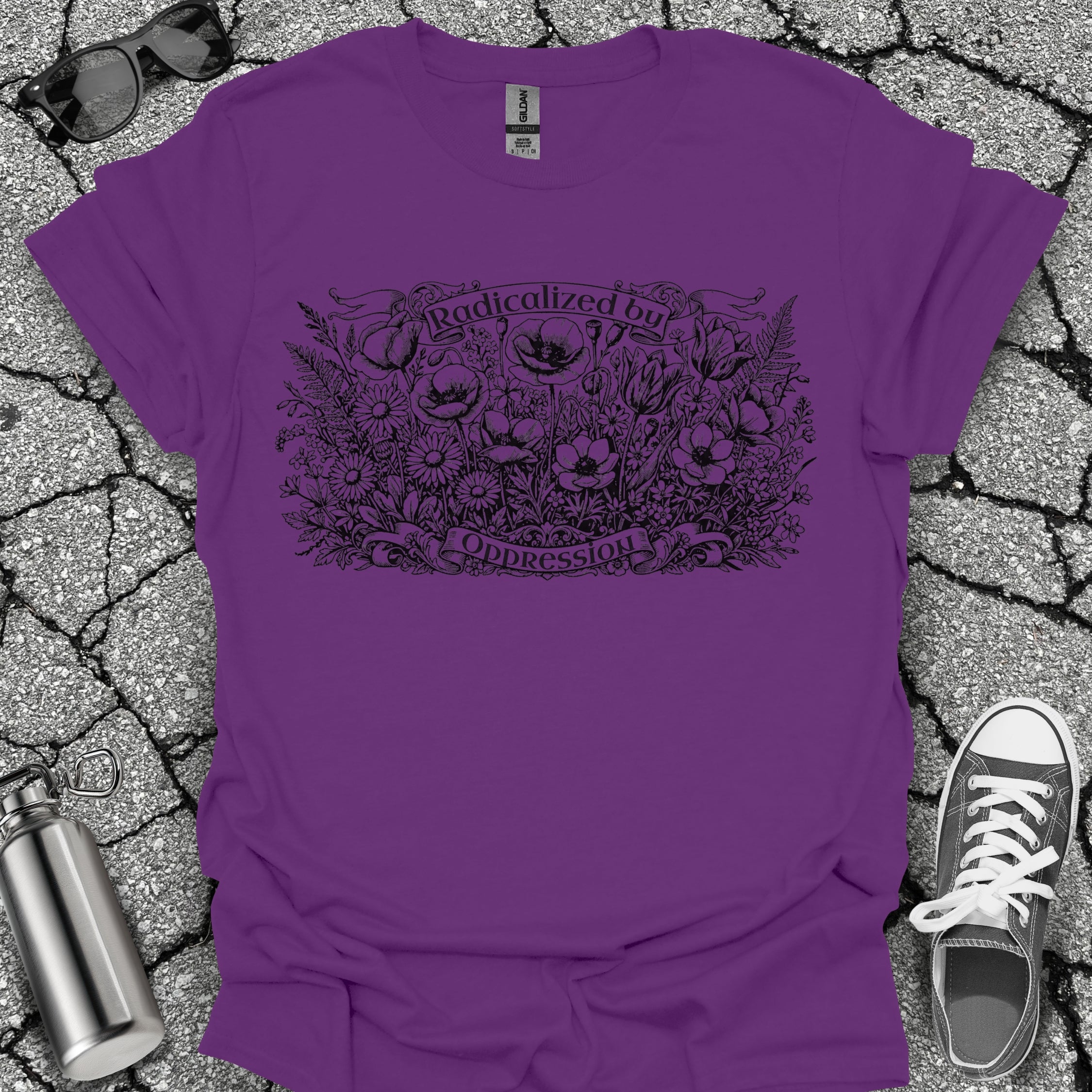 Radicalized Feminist Floral Tee