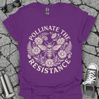 Pollinate The Resistance Bee & Wildflower Graphic T-Shirt