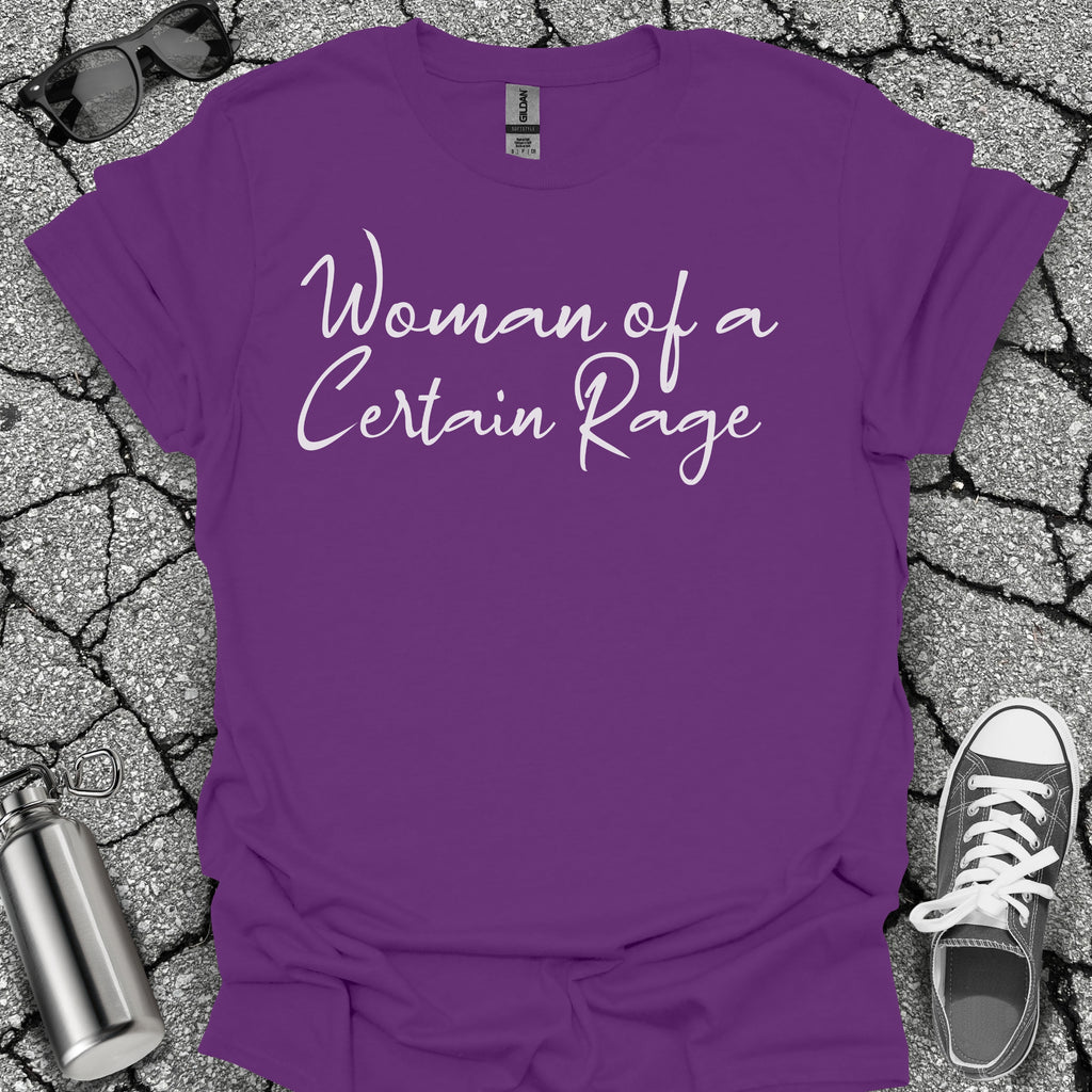 Woman of a Certain Rage Menopause Shirt