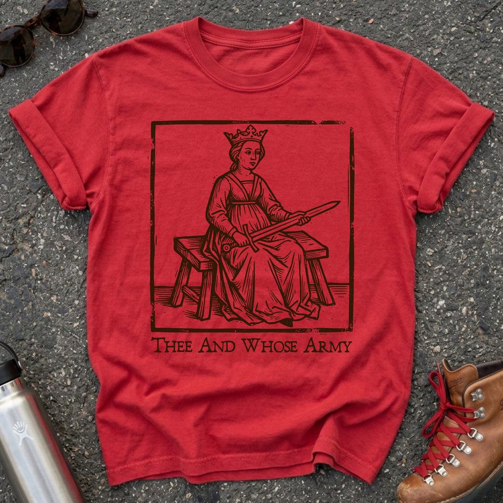 Funny Medieval Queen Feminist Shirt