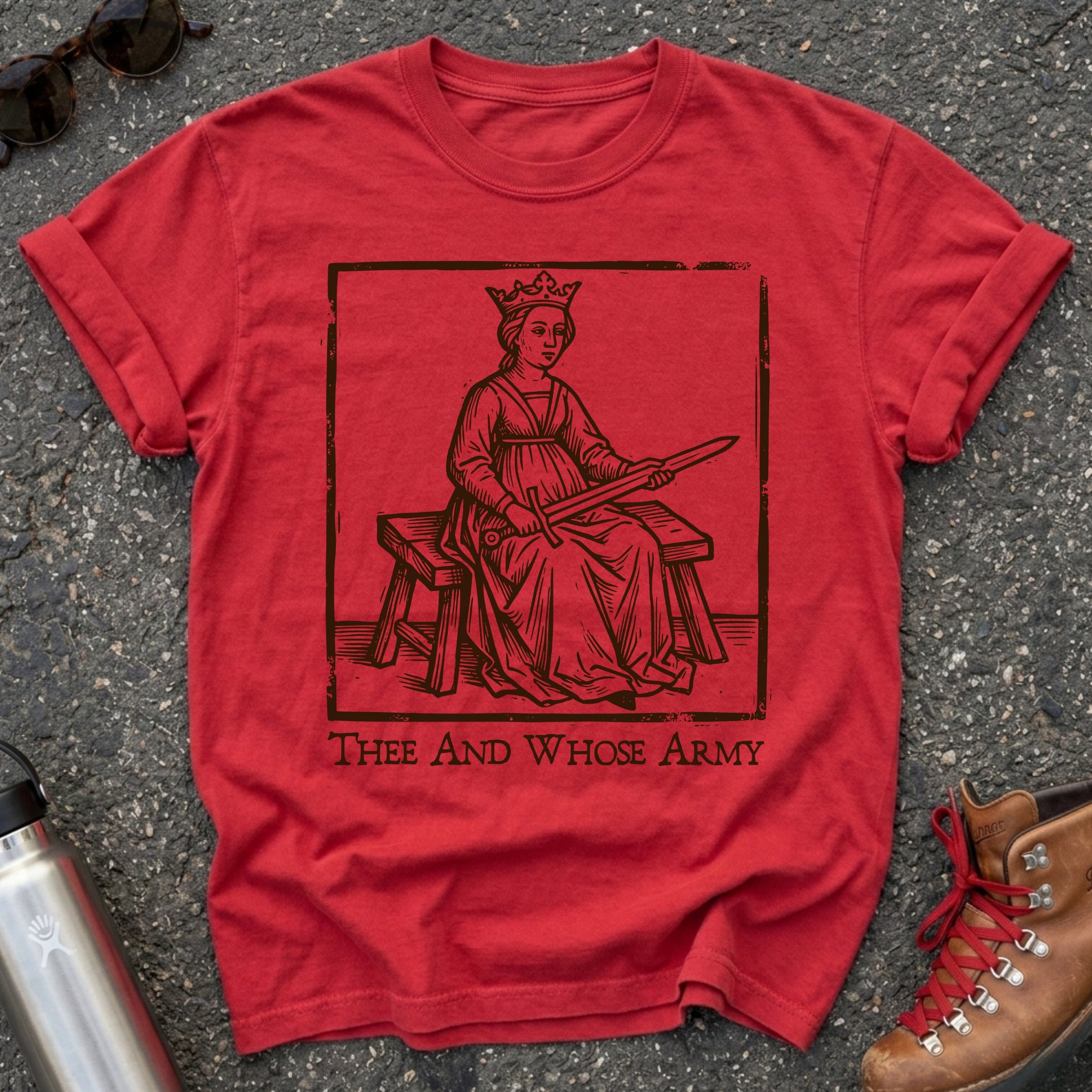 Funny Medieval Queen Feminist Shirt