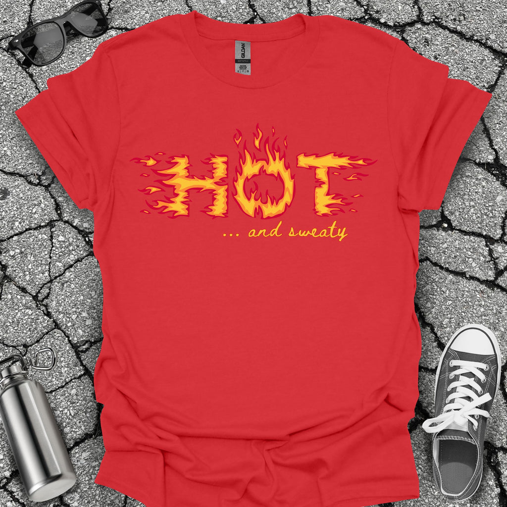 Hot and Sweaty Funny Menopause Shirt