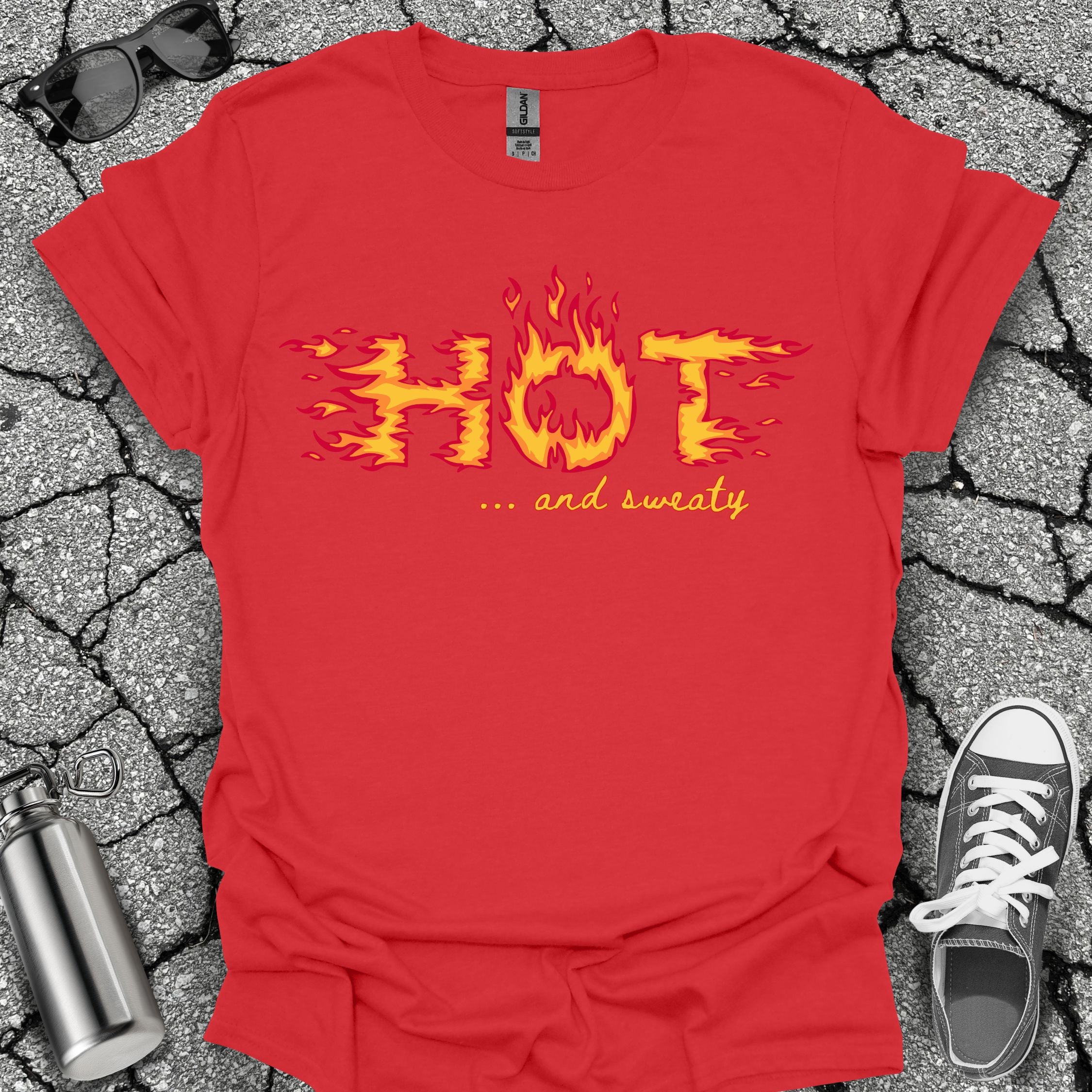 Hot and Sweaty Funny Menopause Shirt