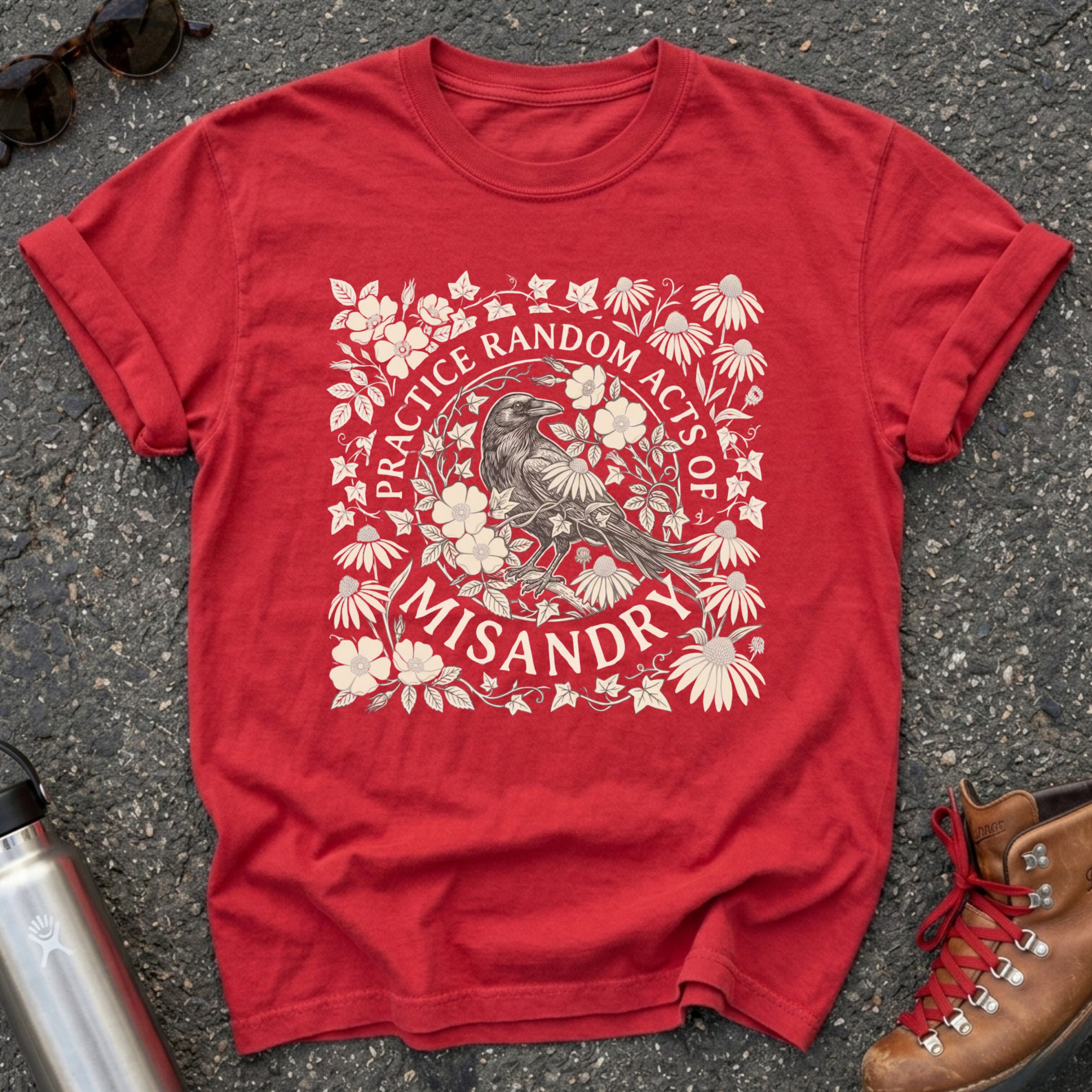 Feminist Crow Misandry Shirt