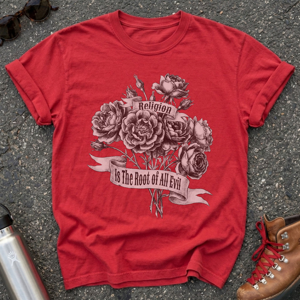 Atheist Rose Graphic Shirt