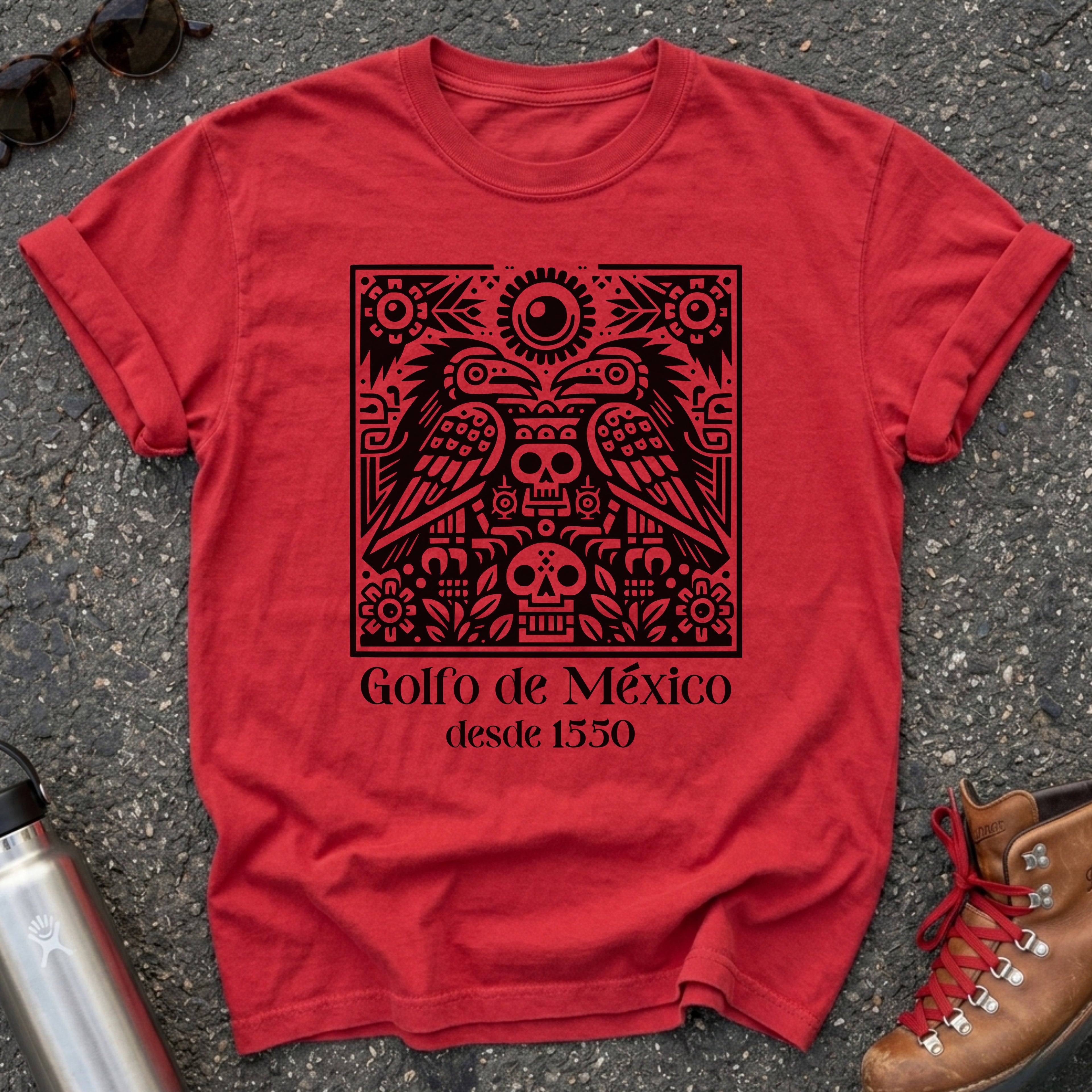 Gulf of Mexico Aztec Crows Shirt