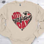 Anti Valentines Day Black Heart Sweatshirt