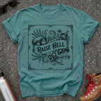 Vintage Apothecary Raise Hell Feminist T Shirt