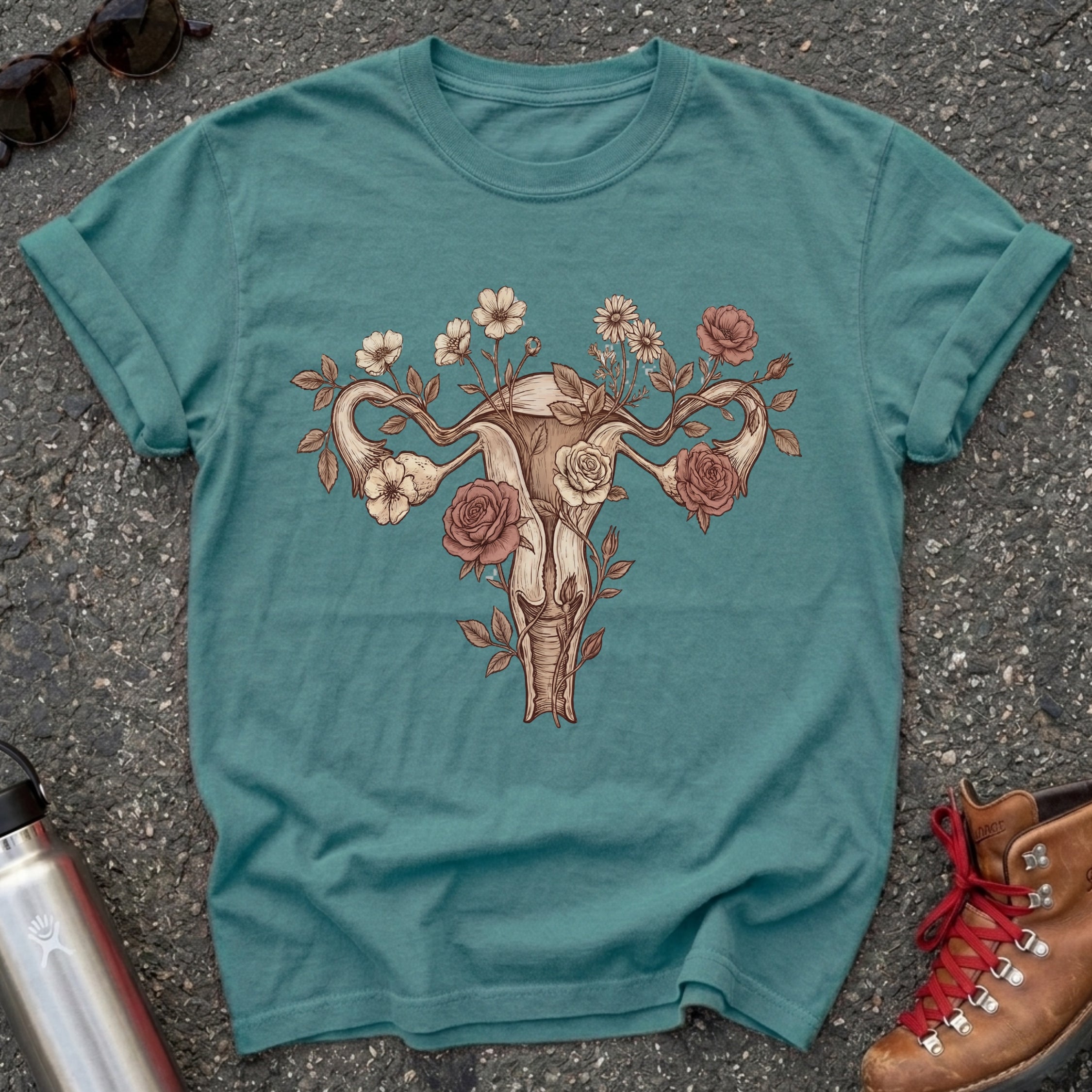 Feminist Botanical Anatomy Shirt