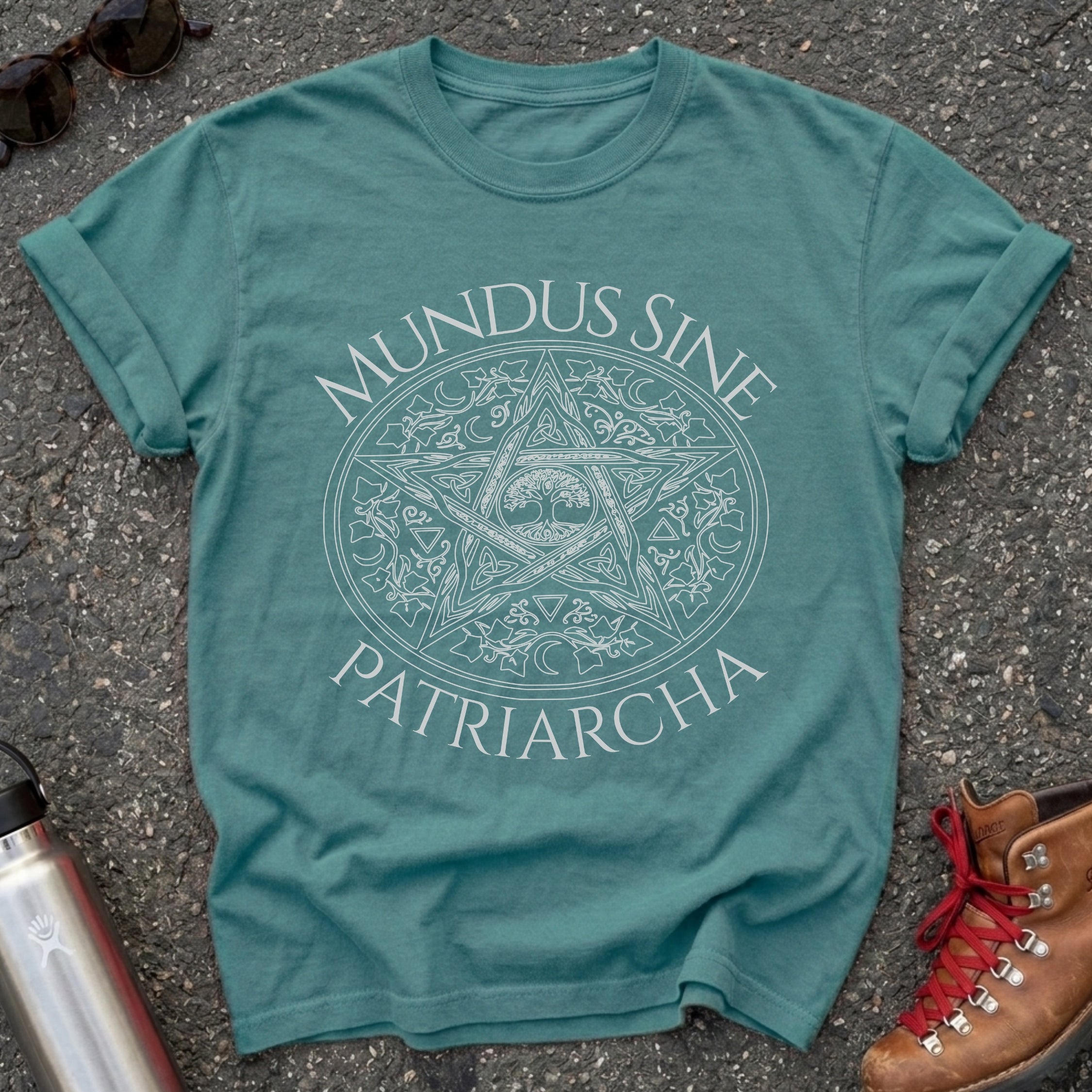 Feminist Latin Pentacle Shirt