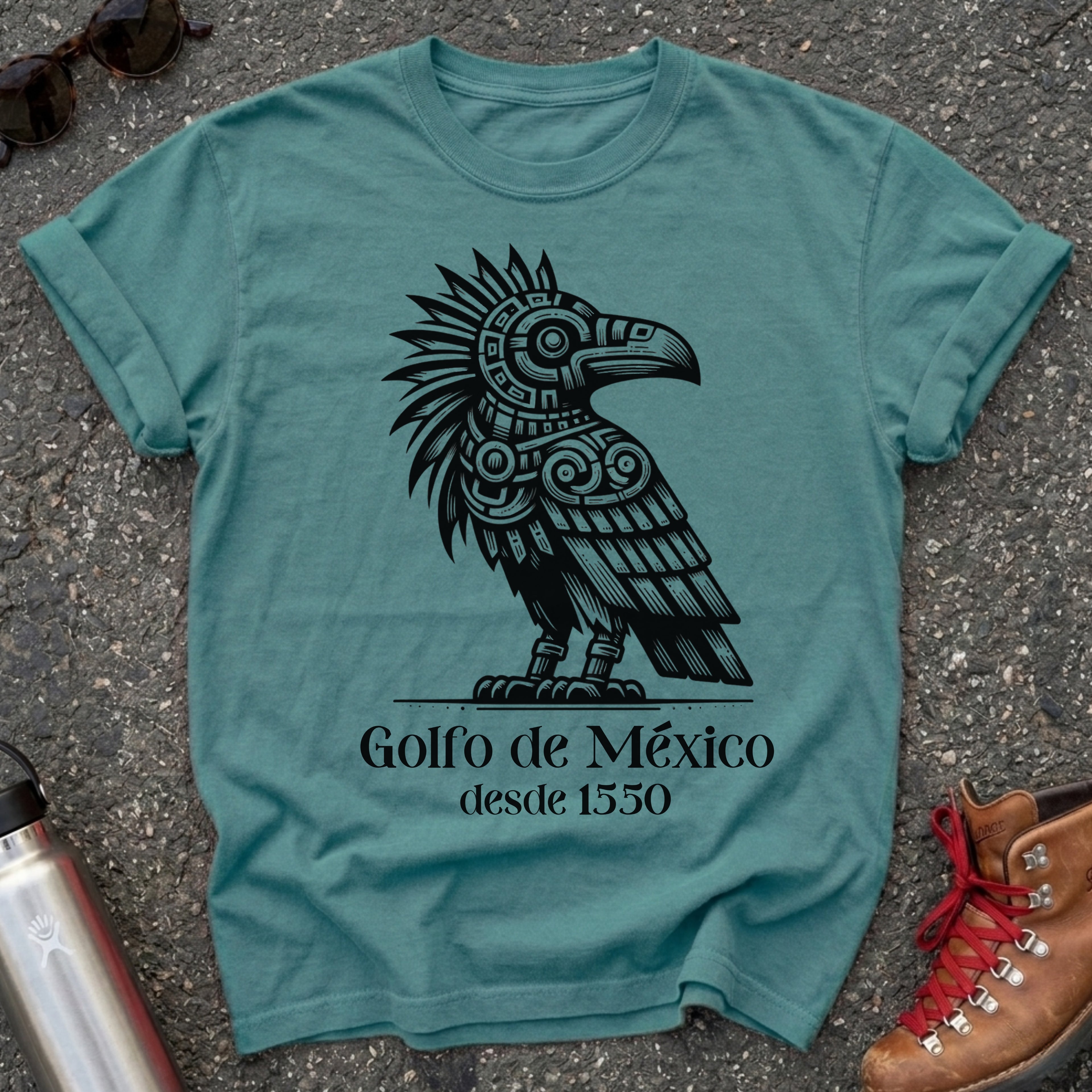 Gulf of Mexico Mayan Crow Shirt