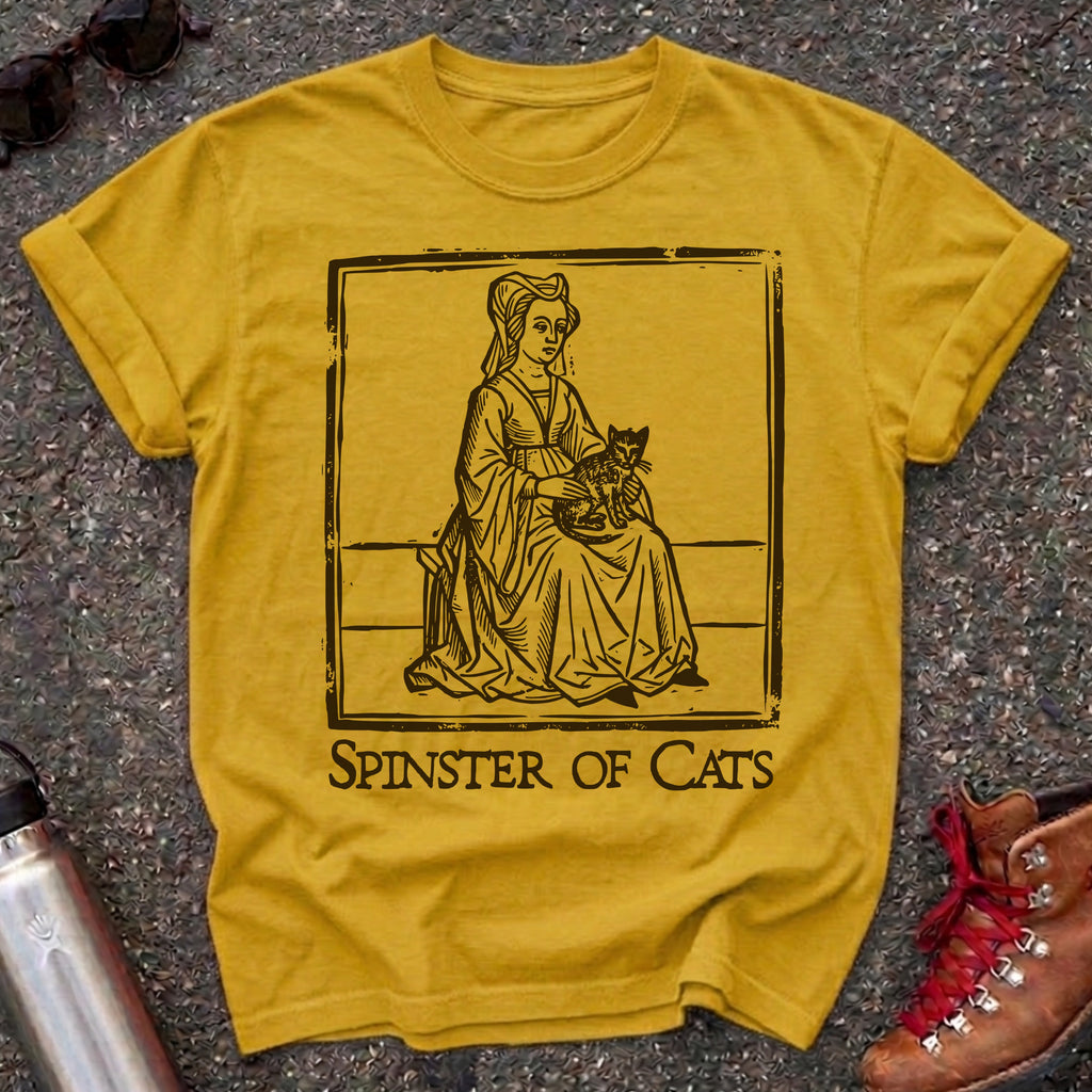 Medieval Cat Lady Spinster of Cats Shirt,