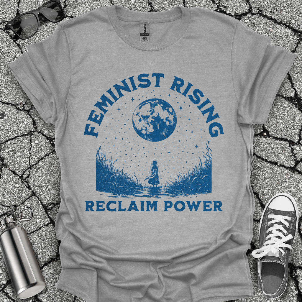 Feminist Rising Witchy Moon Shirt