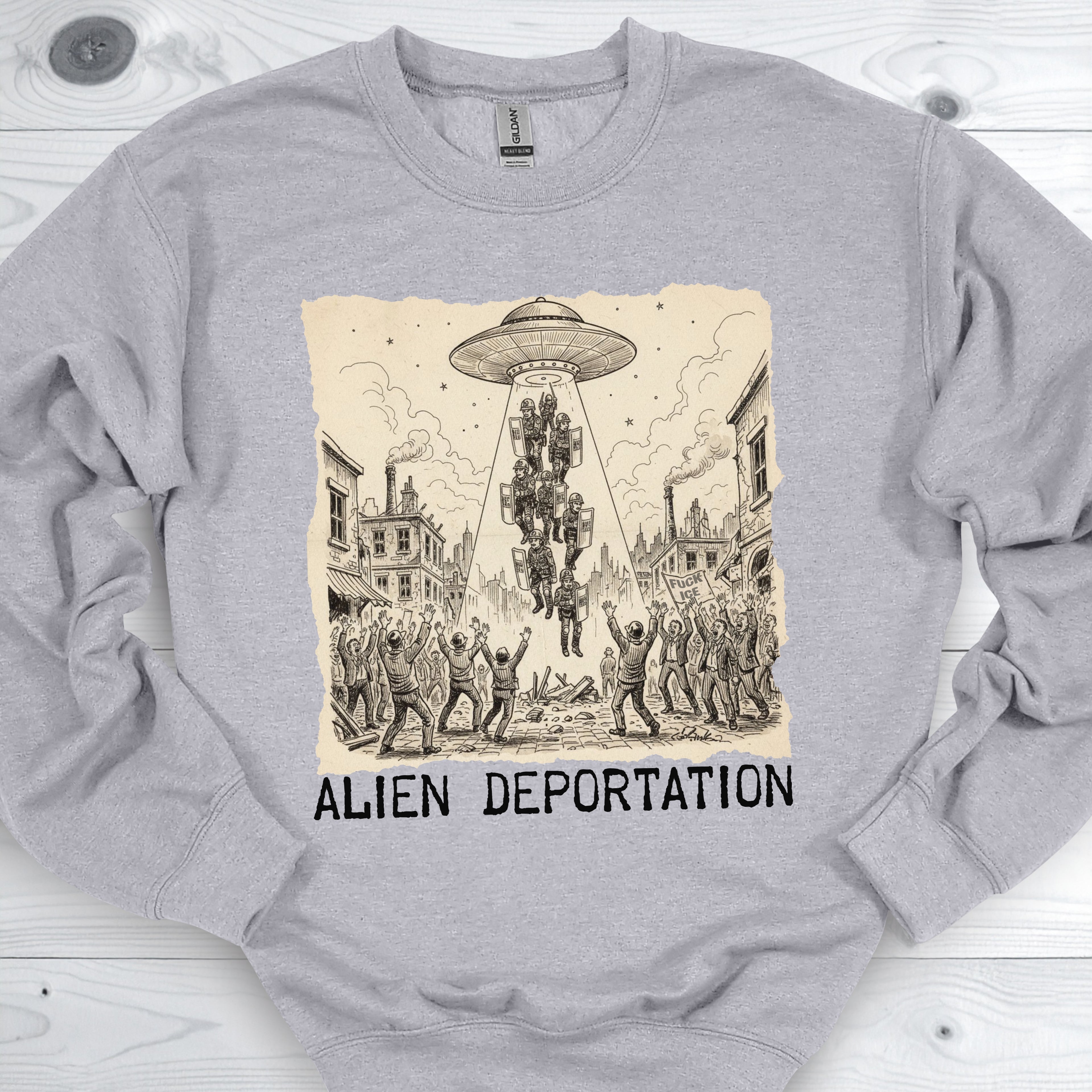 Anti Ice Alien Sweatshirt