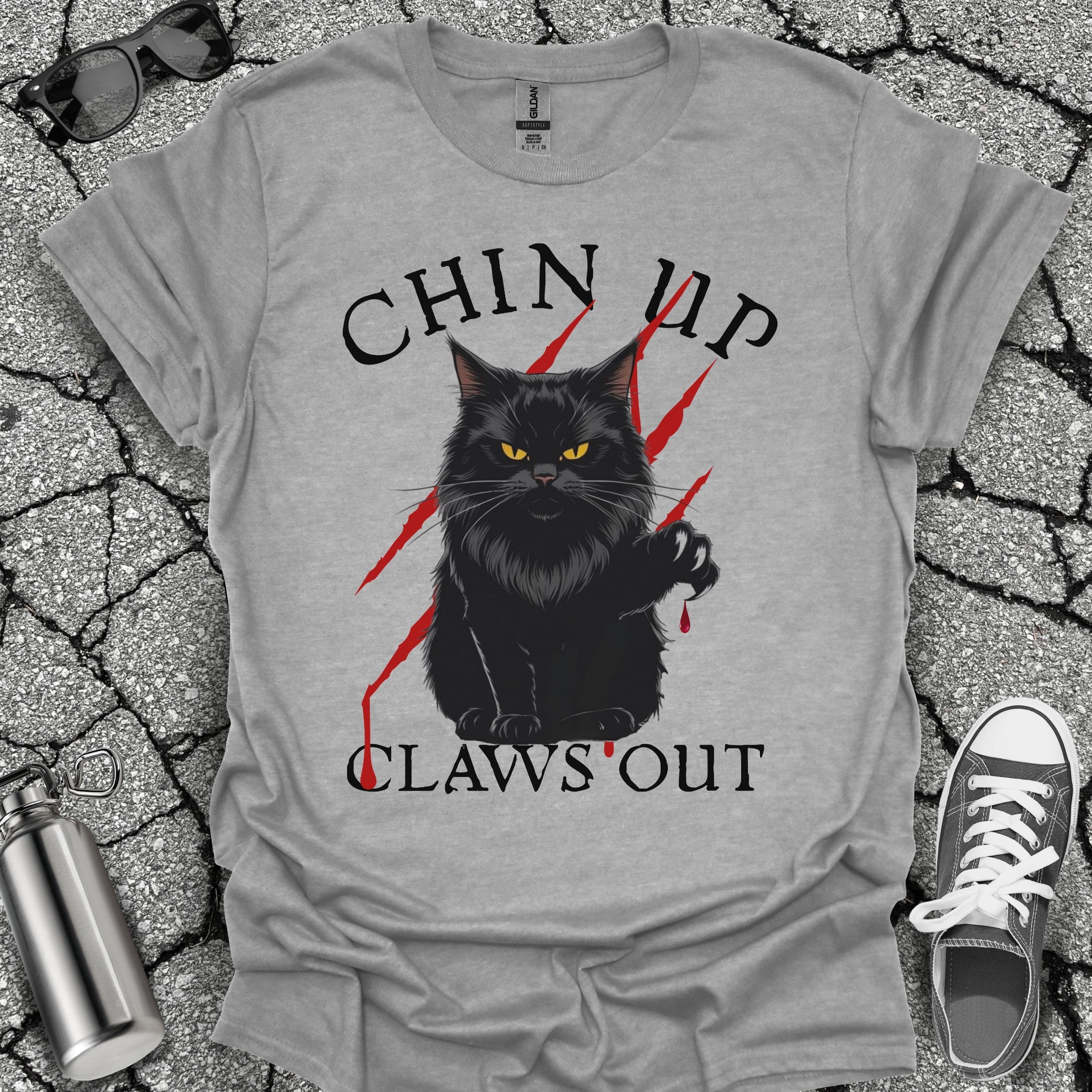 Black Cat Goth Tee