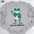 Give Me Ribberty Portland Frog Protest Sweatshirt