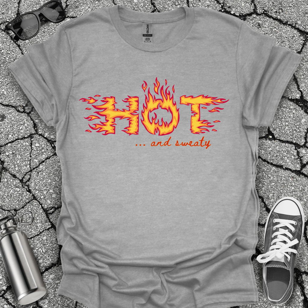 Hot and Sweaty Funny Menopause Shirt
