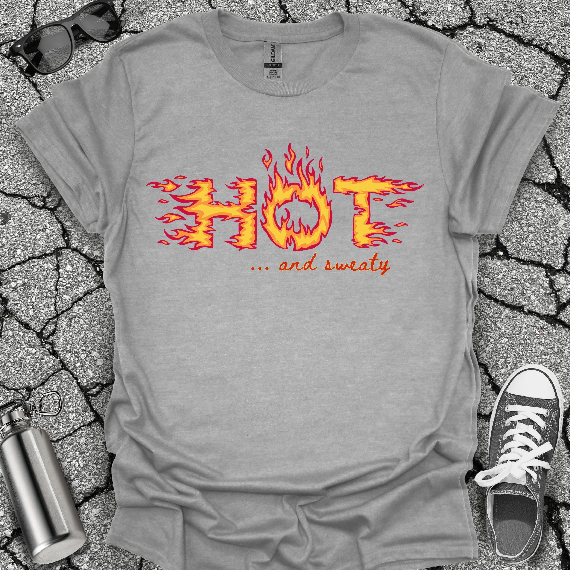 Hot and Sweaty Funny Menopause Shirt