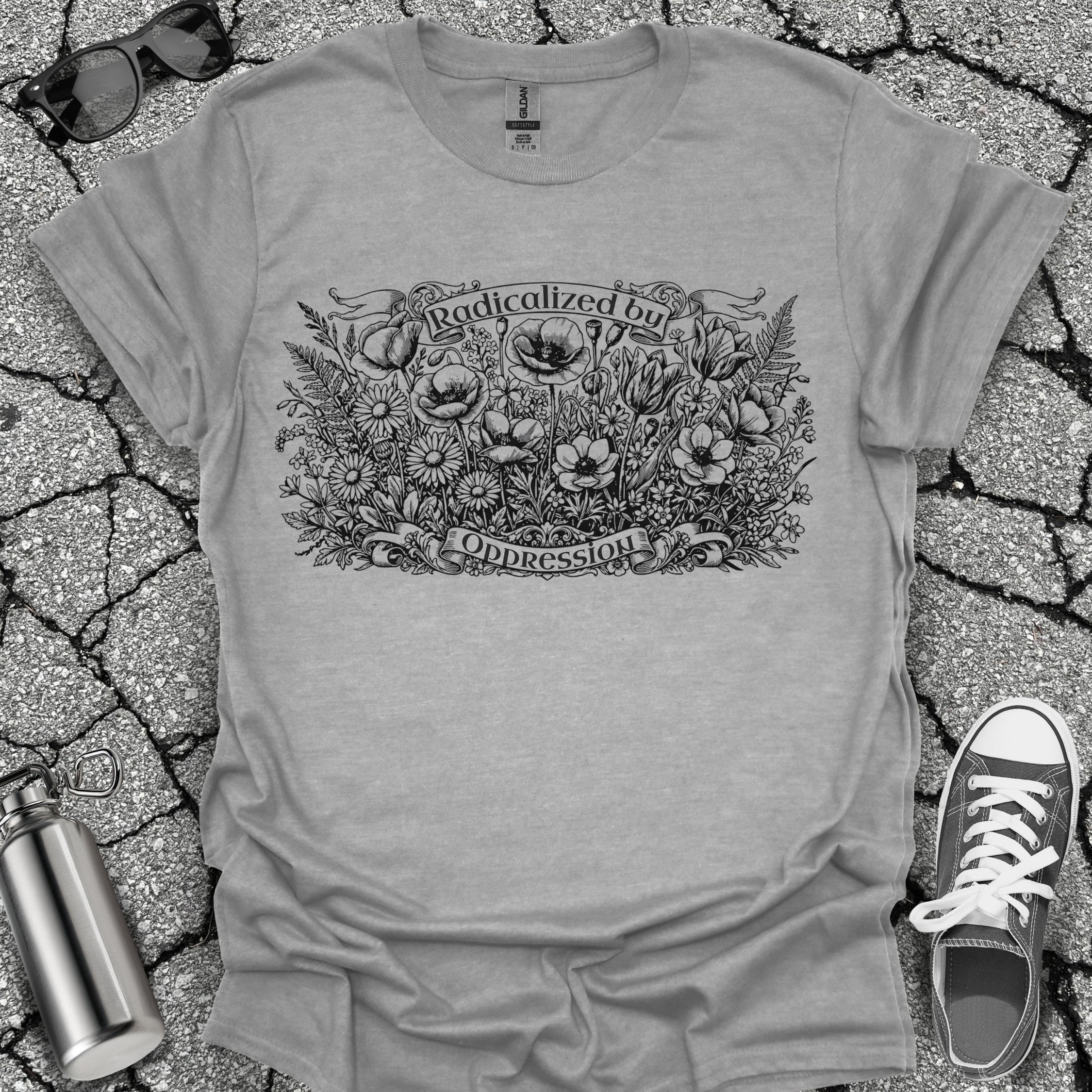 Radicalized Feminist Floral Tee