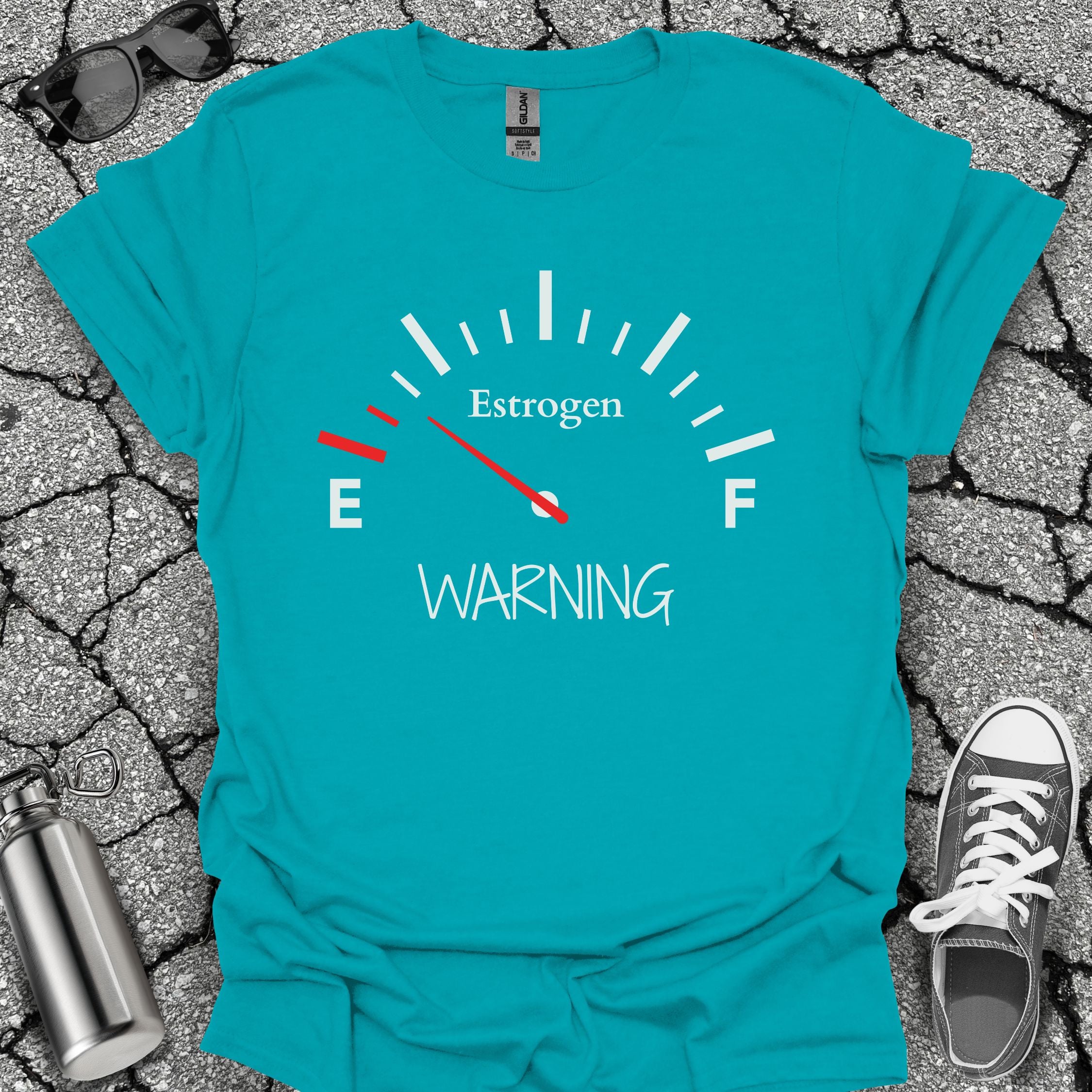 Low on Estrogen Warning Shirt
