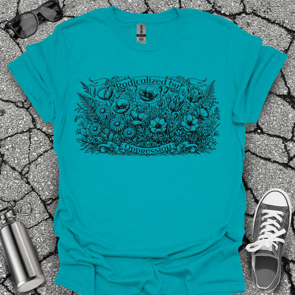 Radicalized Feminist Floral Tee