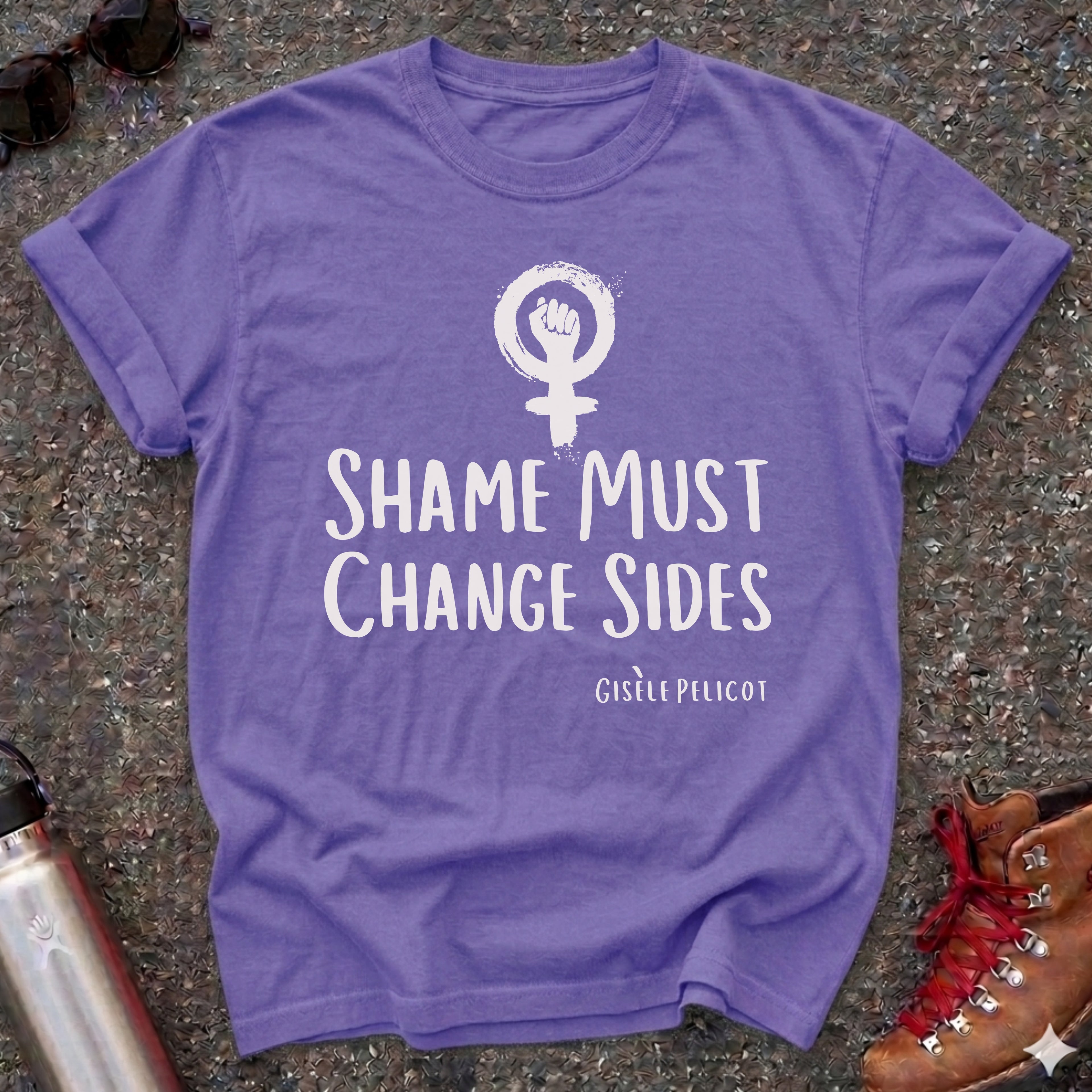 Shame Must Change Sides Women's Rights Shirt
