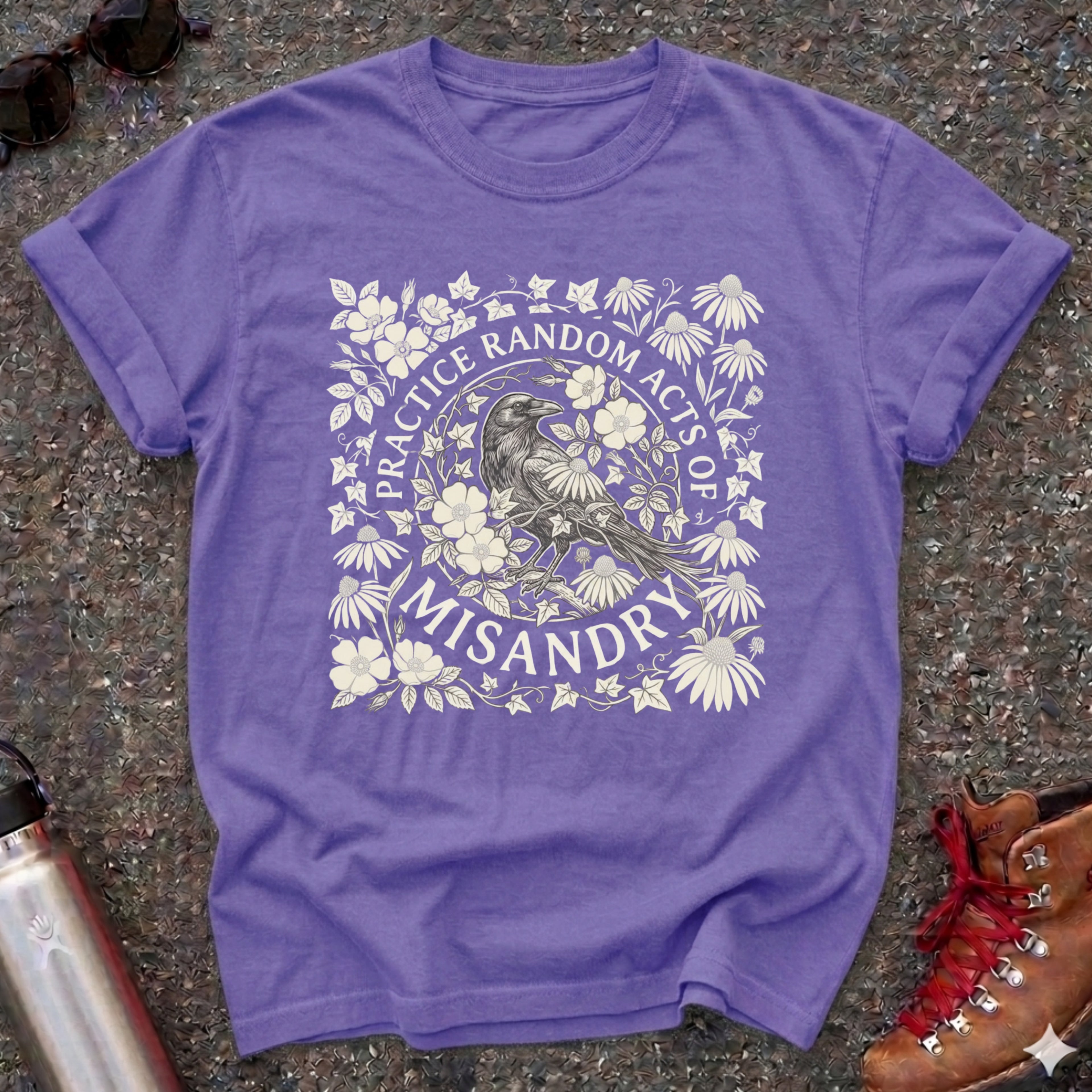 Feminist Crow Misandry Shirt