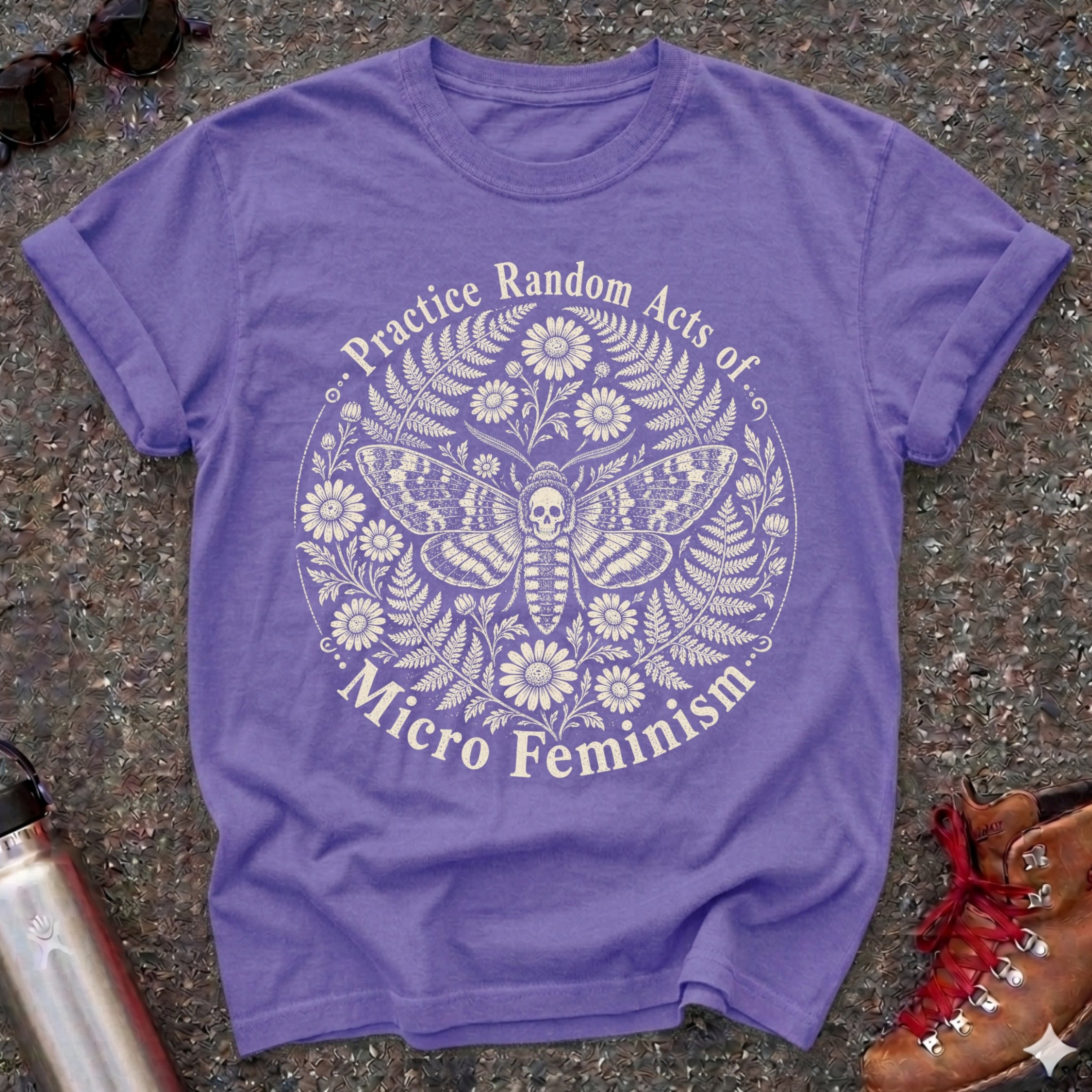 Feminist Death Head Moth Shirt
