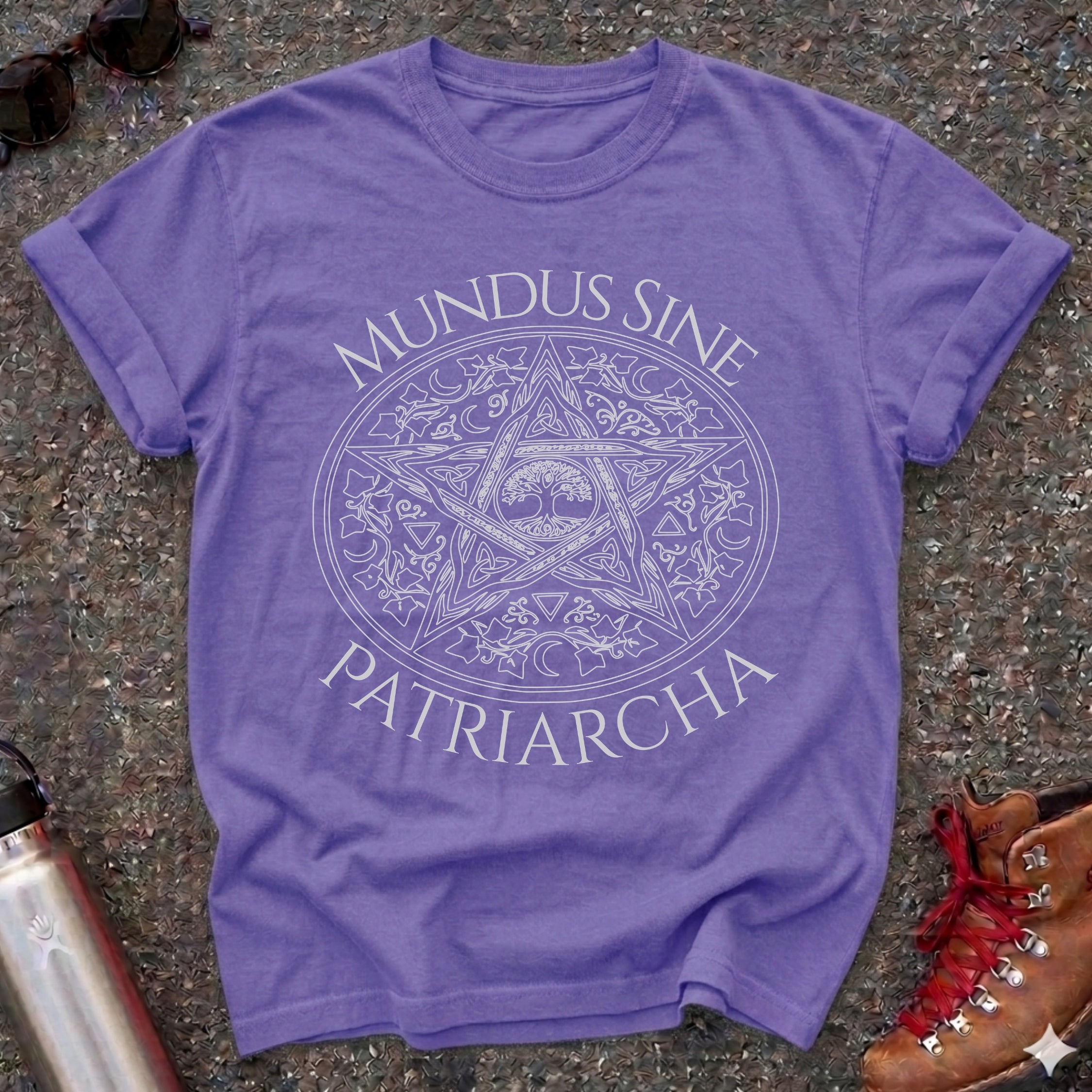 Feminist Latin Pentacle Shirt