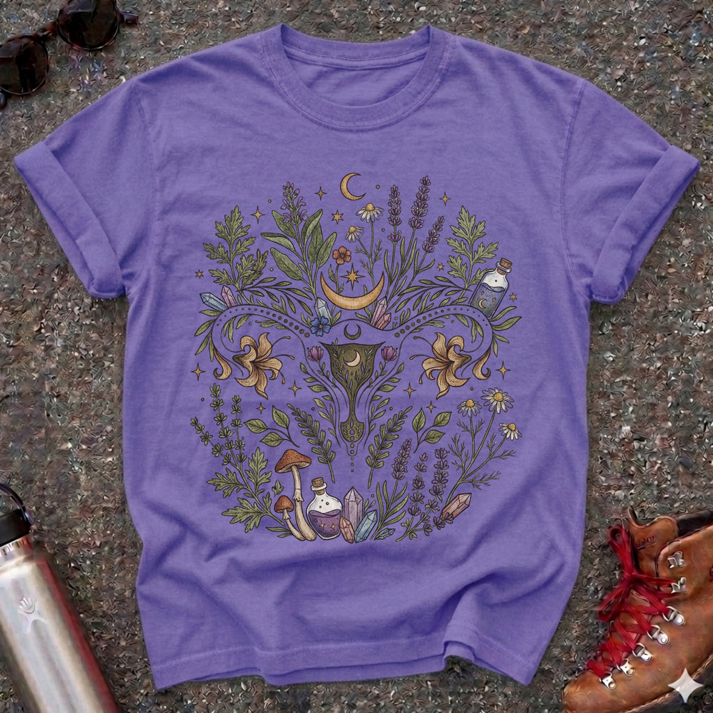 Sacred Apothecary Green Witch Tshirt
