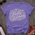Nasty Woman Floral Feminist T-Shirt