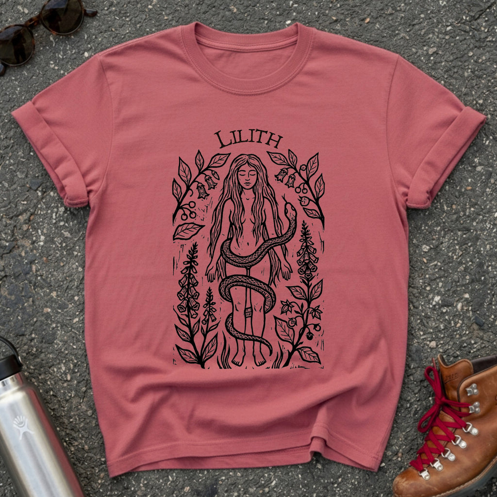 Lilith and Snake Feminist Tshirt