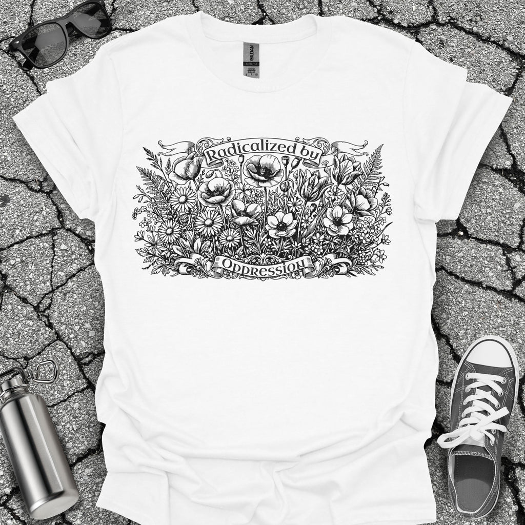 Radicalized Feminist Floral Tee