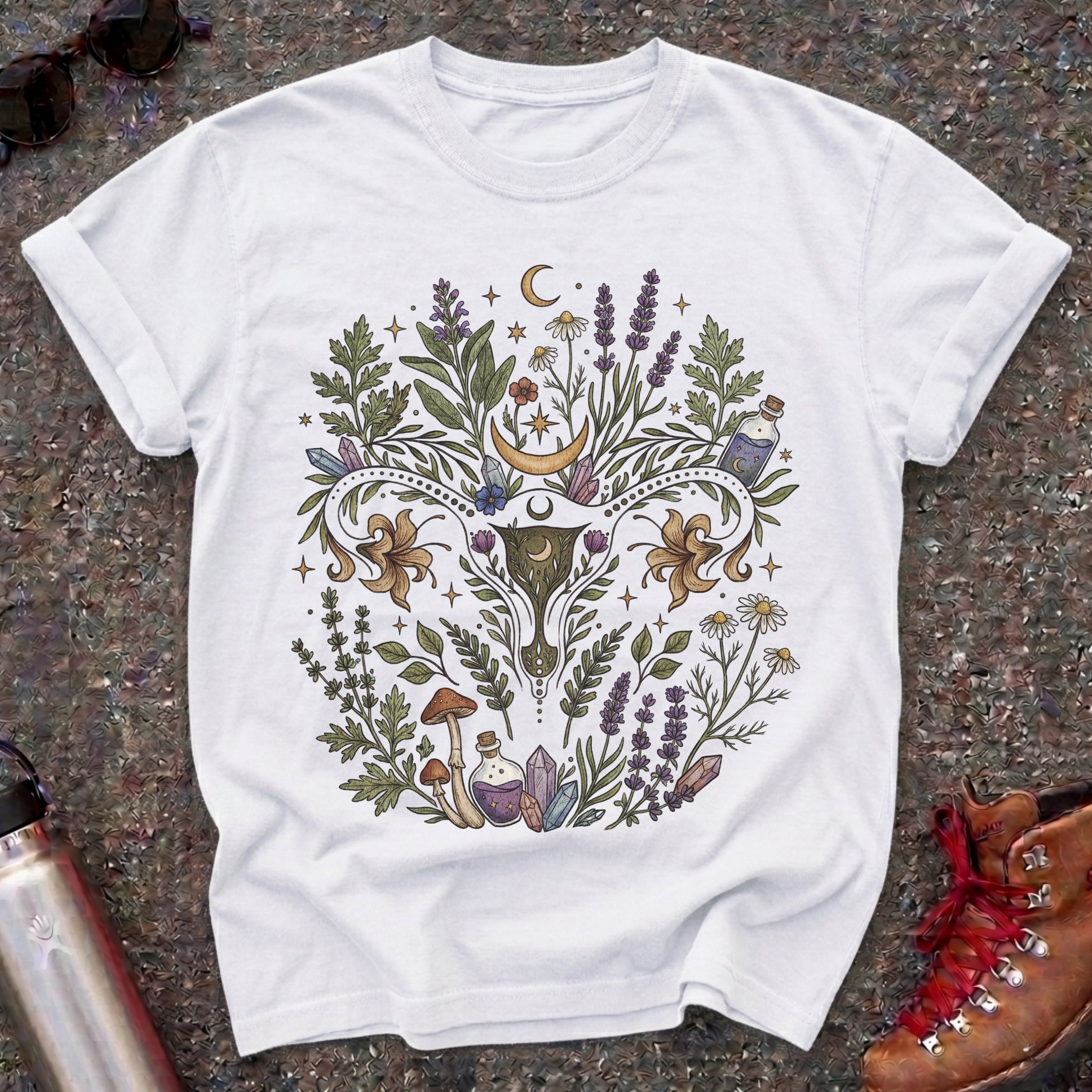 Sacred Apothecary Green Witch Tshirt