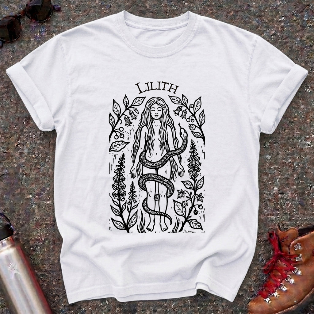 Lilith and Snake Feminist Tshirt