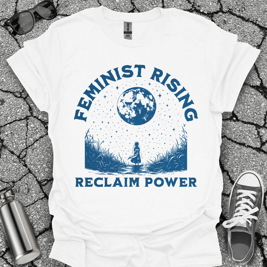 Feminist Rising Witchy Moon Shirt