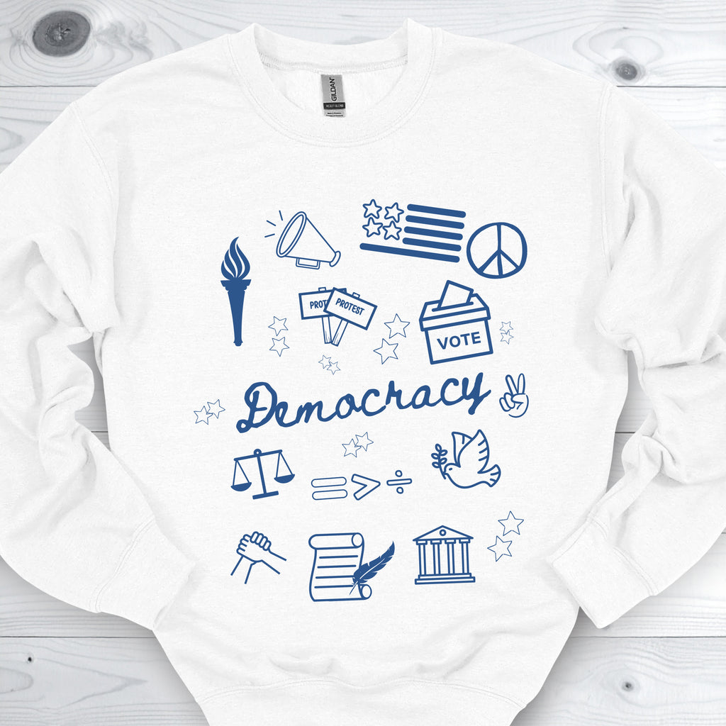 Nantifa Democracy Doodle Sweatshirt