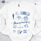 Nantifa Democracy Doodle Sweatshirt