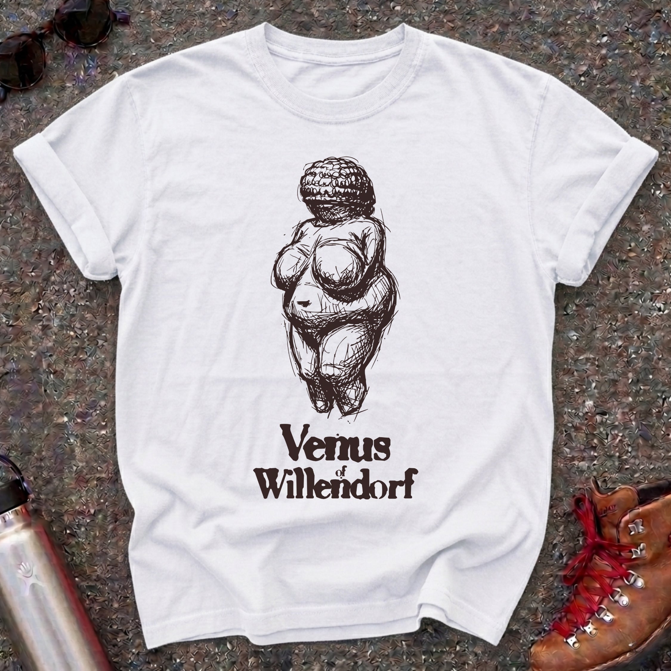 Goddess Statue Venus of Willendorf Shirt