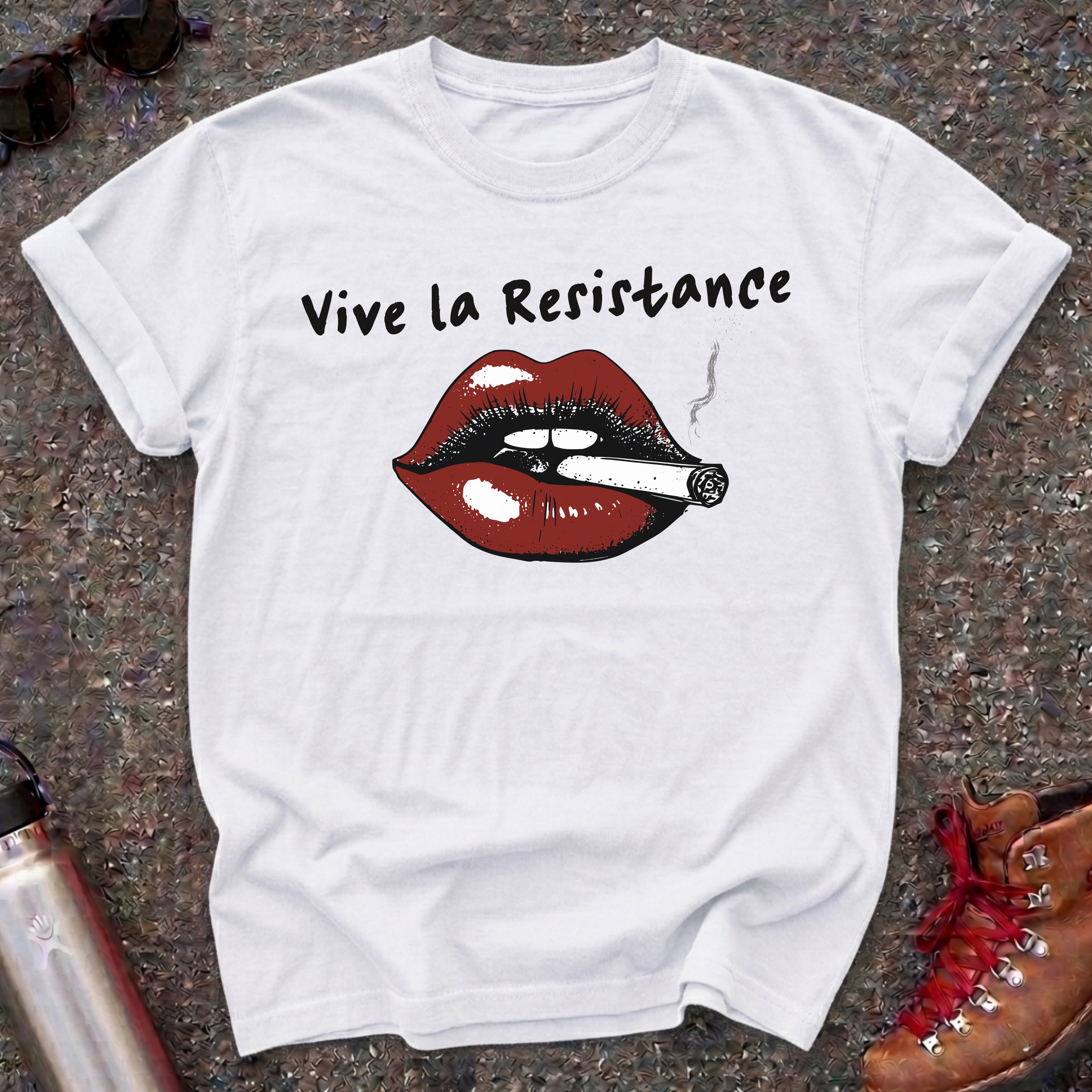 Vive la Resistance Red Lips Shirt