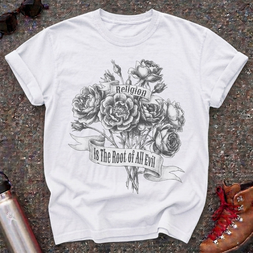 Atheist Rose Graphic Shirt