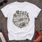 Atheist Floral Badge Women's Shirt