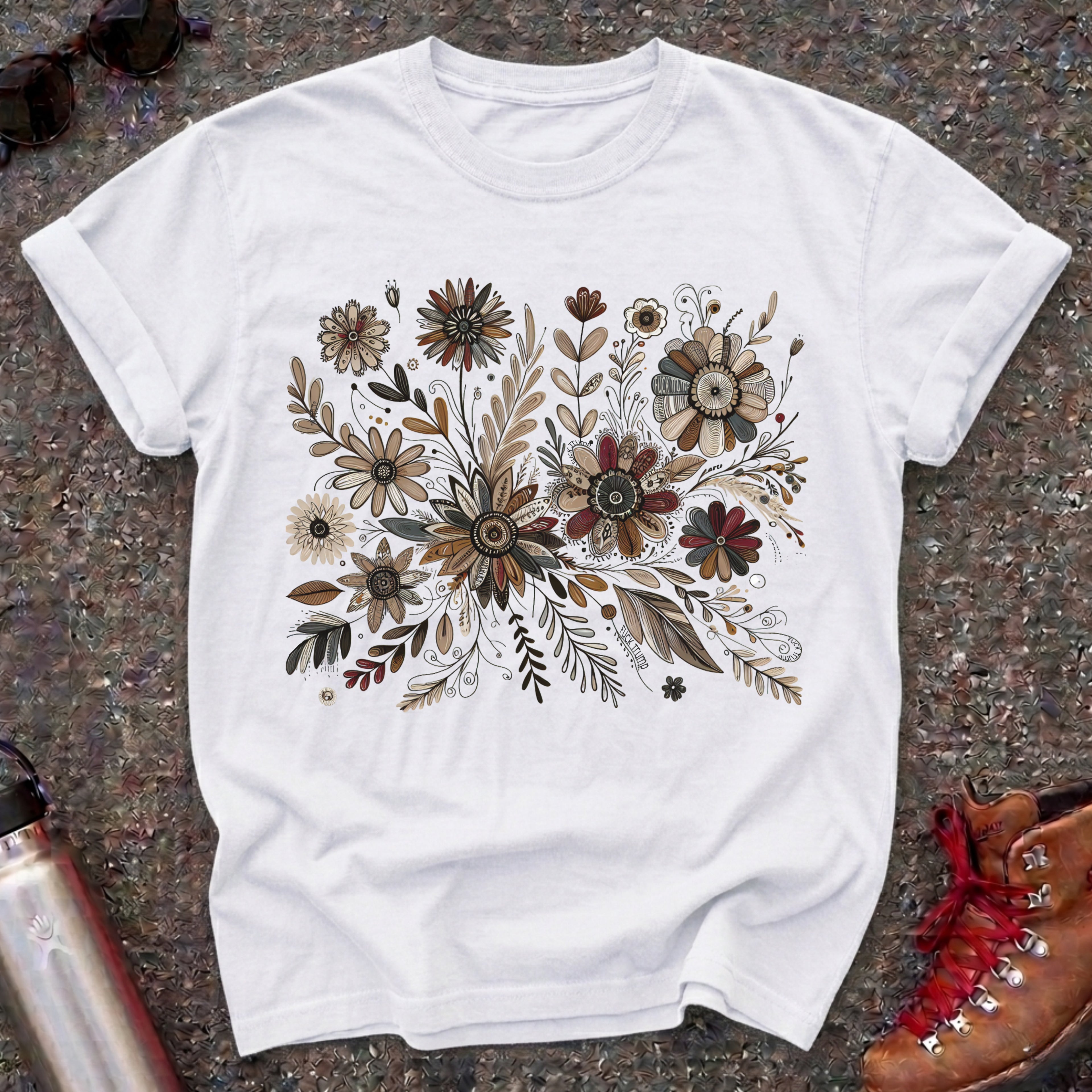 OG Subtle Fuck Trump Flower Shirt