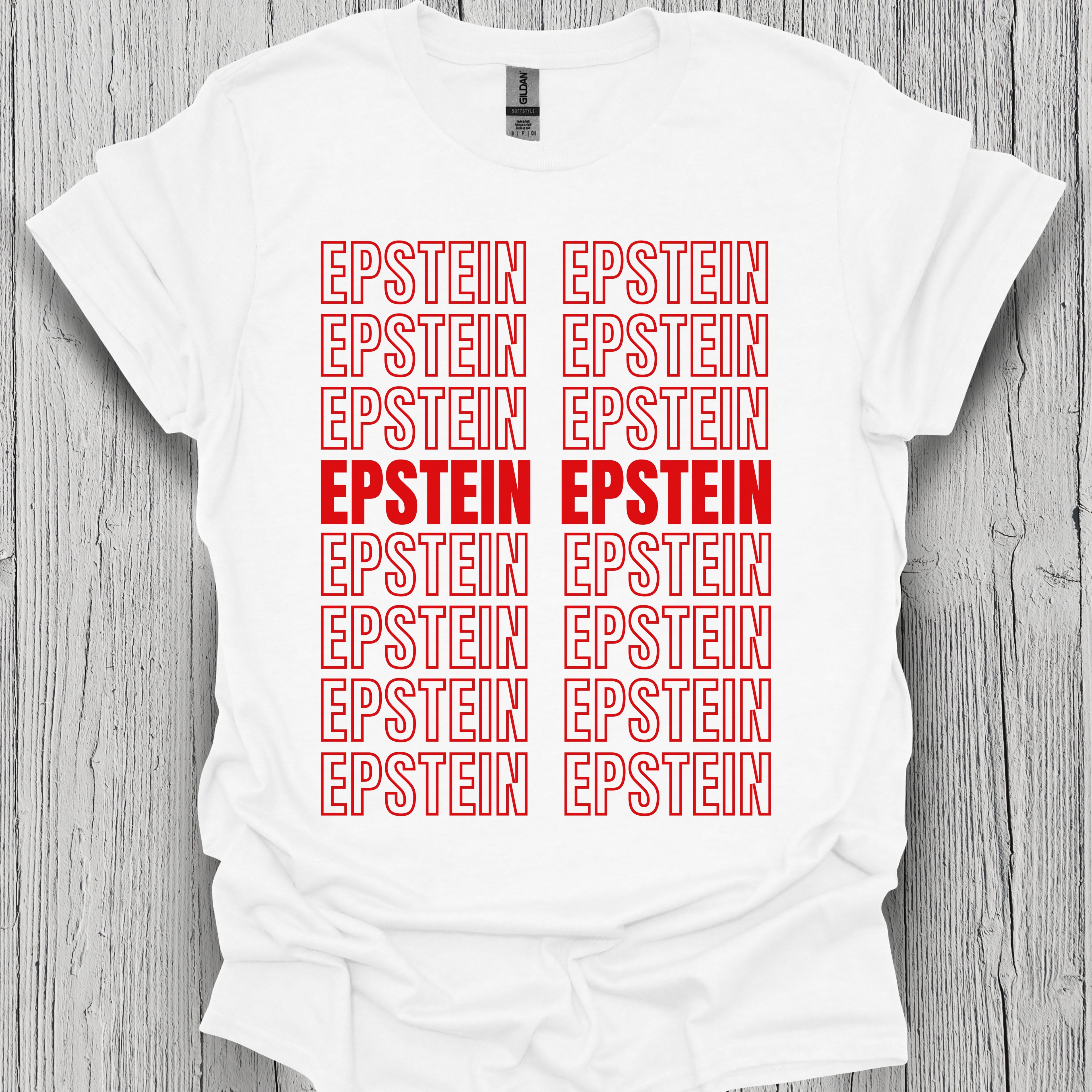 Anti-Trump Eptstein Shirt Grocery Bag Shirt