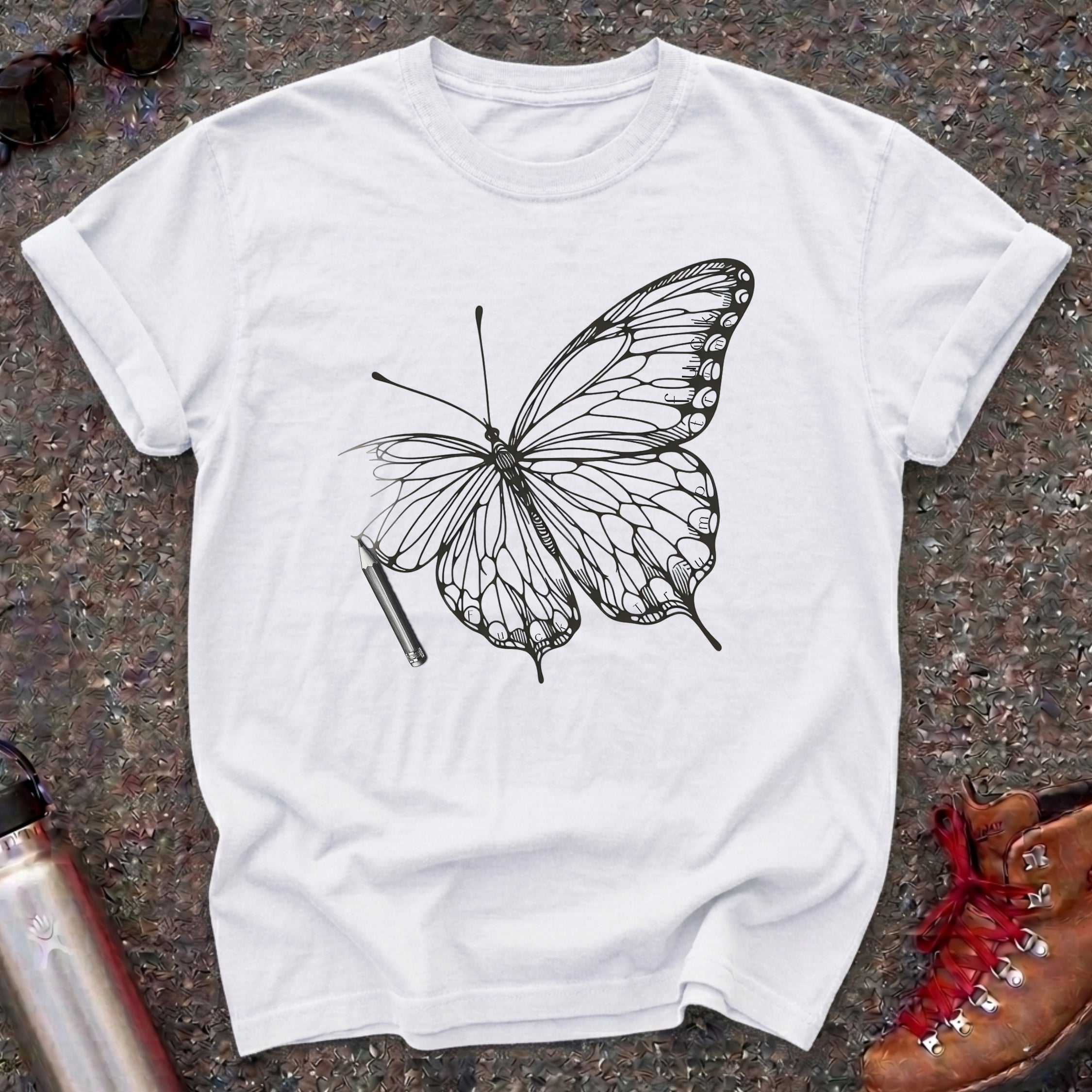 Butterfly Anti Trump Shirt